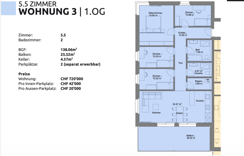 Attraktives Mehrfamilienhaus mit 8 modernen und stilvollen 4.5/5.5 Zi. Wohnungen (25)