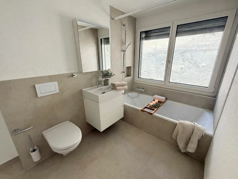 Einzigartige Wohnung mit alpinen Weitblick in Brig und grosser Sonnenterasse (7)