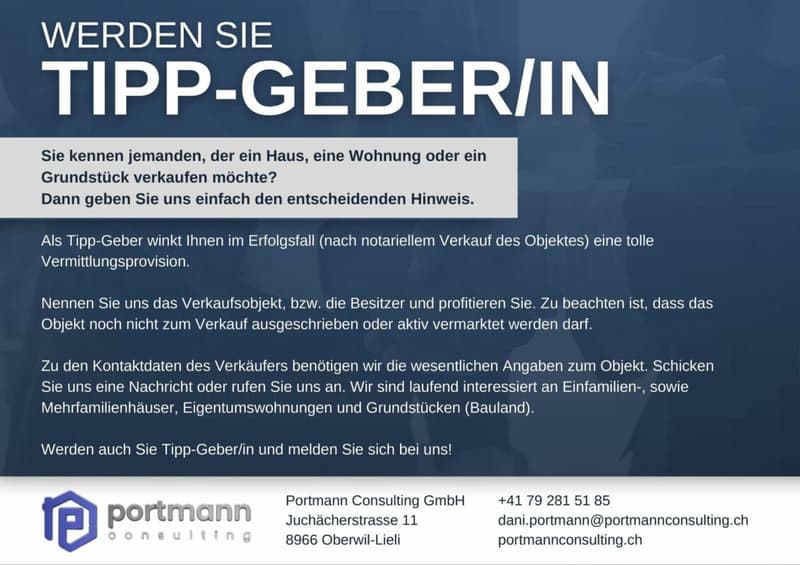 WANTED: Condominiums with elevator in the house or single-family homes in the Aglo Zurich, Lucerne and Zug with renovation needs (2)