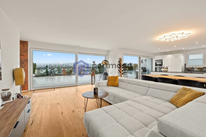 Sehr gepflegte, neuwertige Attika-Wohnung mit div. Extras wie Riesen-Terrasse, Lift mit direktem Zugang in die Wohnung, übergrossen Parkplätzen usw. (8)