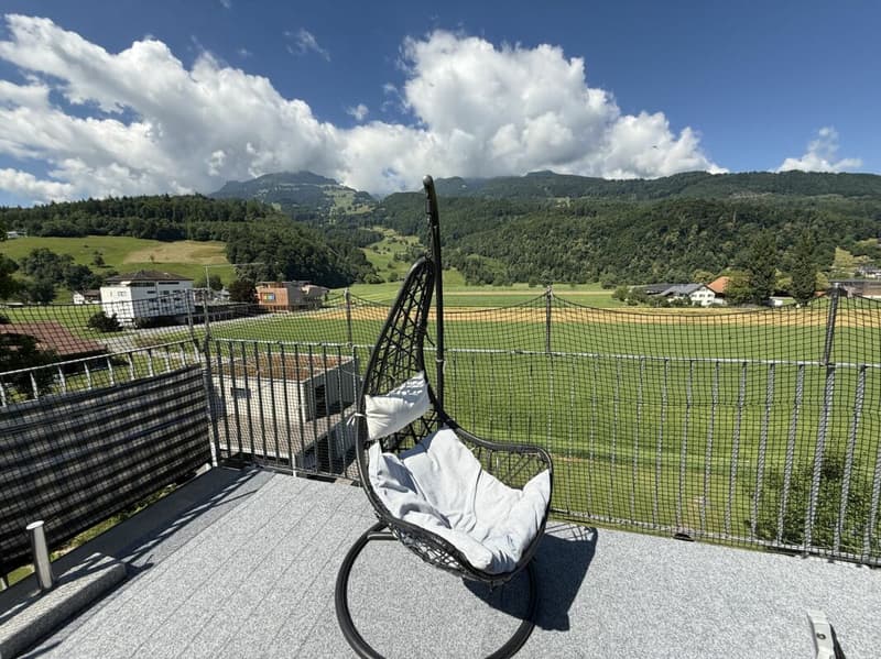 Attika mit Aussicht, die Gedanken fliegen lässt (2)