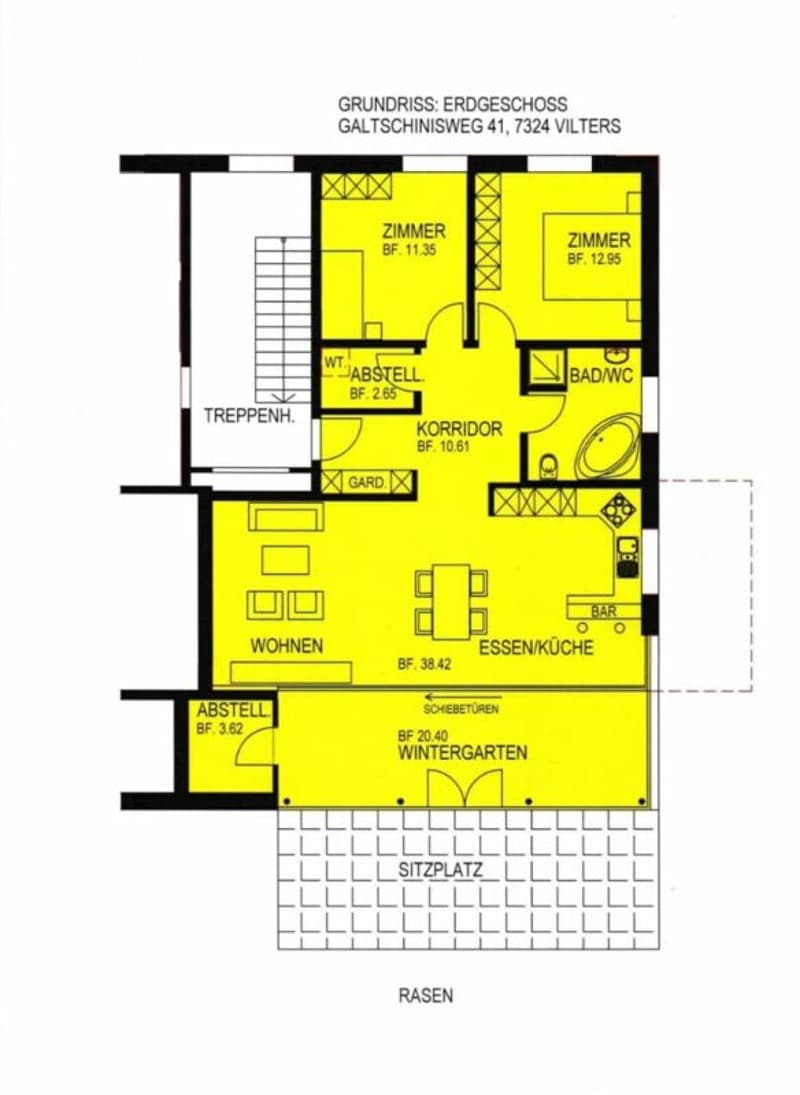 Moderne Gartenwohnung mit Whirlpoolbad und Wintergarten (8)