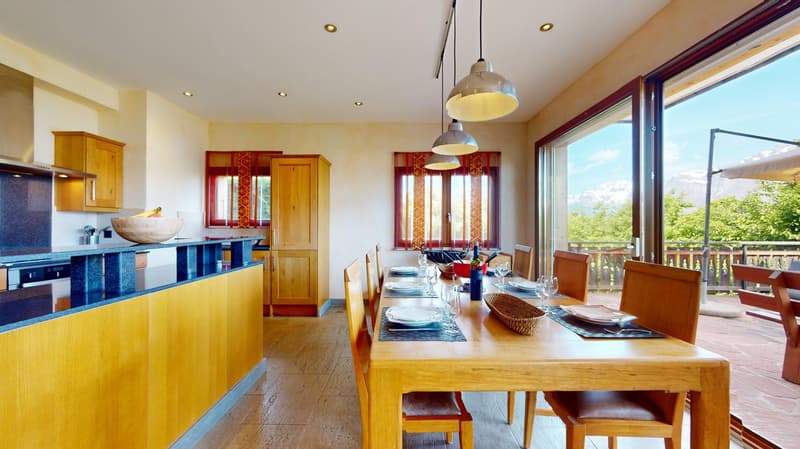 Stunning 5-Room Chalet with Pool and Panoramic Mountain Views in Nendaz (5)