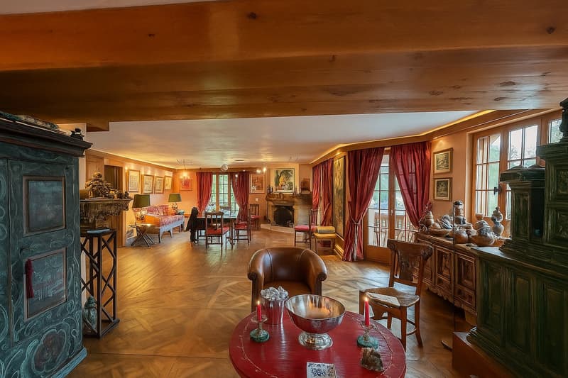 Charming 5.5-Room Alpine Apartment in Rougemont (4)