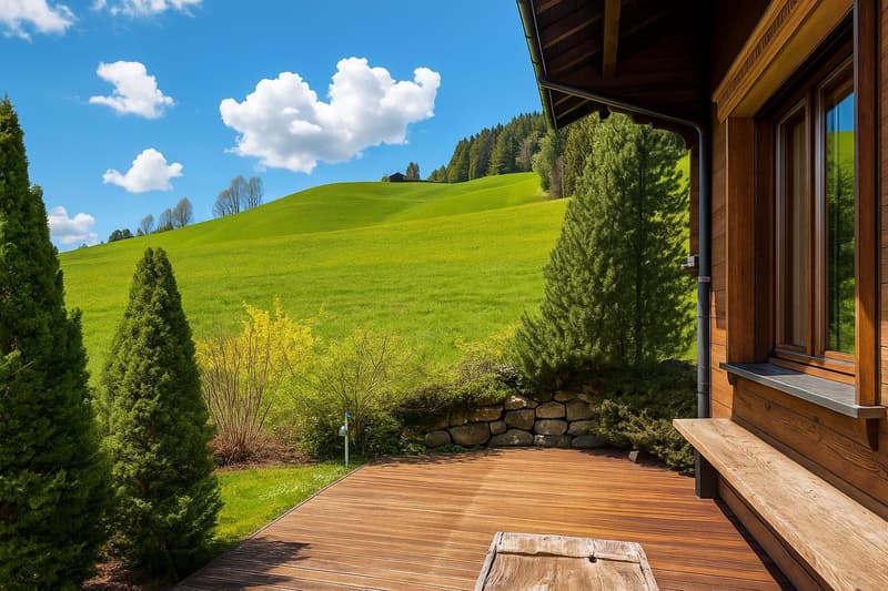 Charming 5.5-Room Alpine Apartment in Rougemont (8)