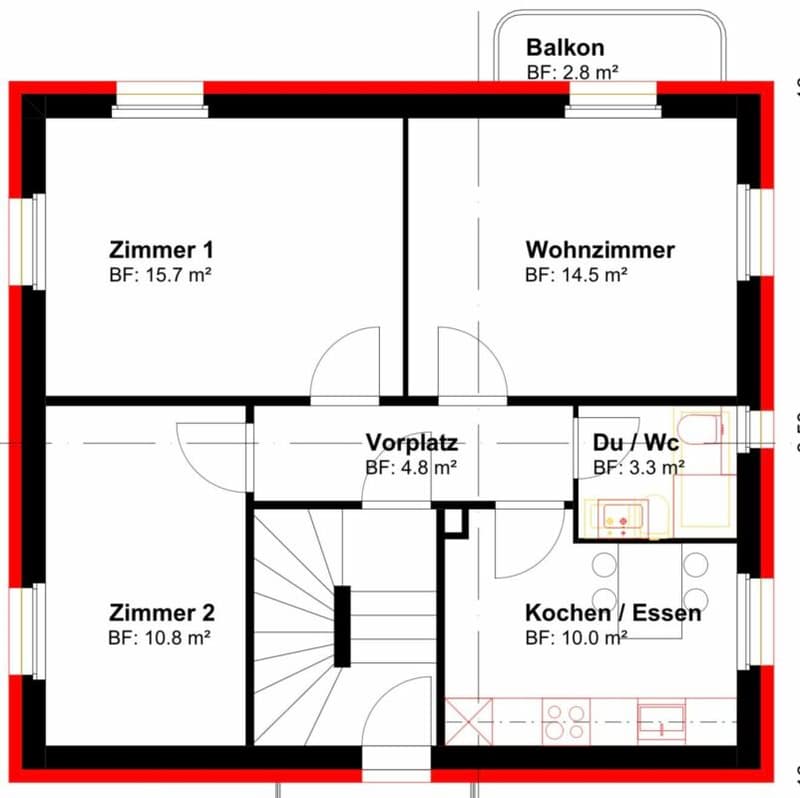 3 Zimmer Wohnung an ruhiger und zentraler Lage (7)