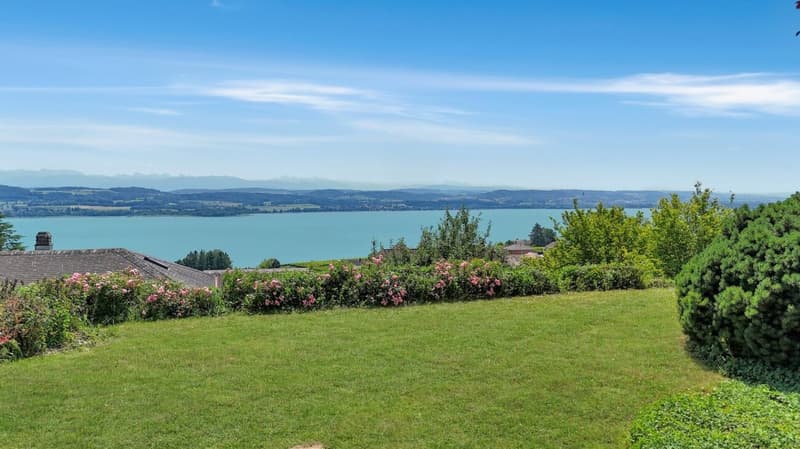 Villa esclusiva con vista sul lago e sulle Alpi - sulla pendice sud di Lugnorre (3)