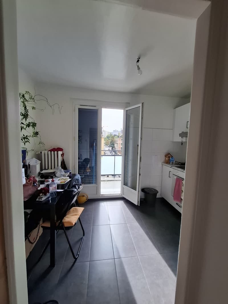 Charmant appartement de 2 pièces avec balcon au coeur des Eaux-vives en dernier étage (1)