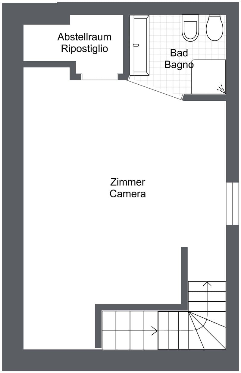 Luxuriöse, neu sanierte 3-Zimmer-Wohnung auf 2-Etagen und mit Garten in Herzen von Bozen zu verkaufen! (12)