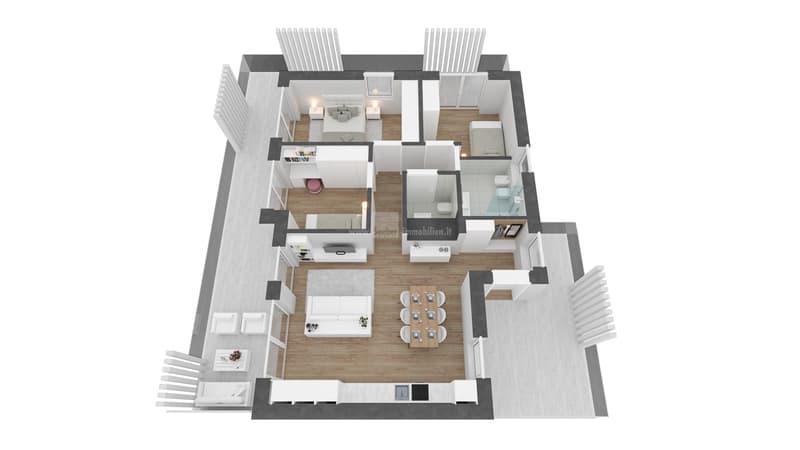 The White Residence: Ihr exklusives Zuhause mit großzügigen Fenstern, modernem Komfort und großer Terrasse. Entdecken Sie Ihre 5-Zimmer-Wohnung im 1. Obergeschoss – ein Lebensraum voller Freiheit. (13)