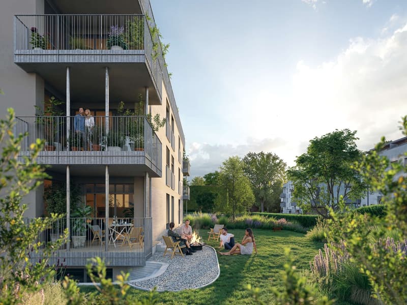 3.5 Zimmerwohnung W5 mit 83m2 Wohnfläche in zentralem Neubau in Oberwil (2)