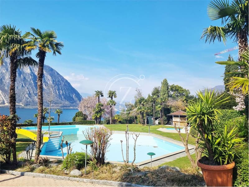 Appartamento di vacanza 2.5 locali direttamente sul lago a Bissone (3)