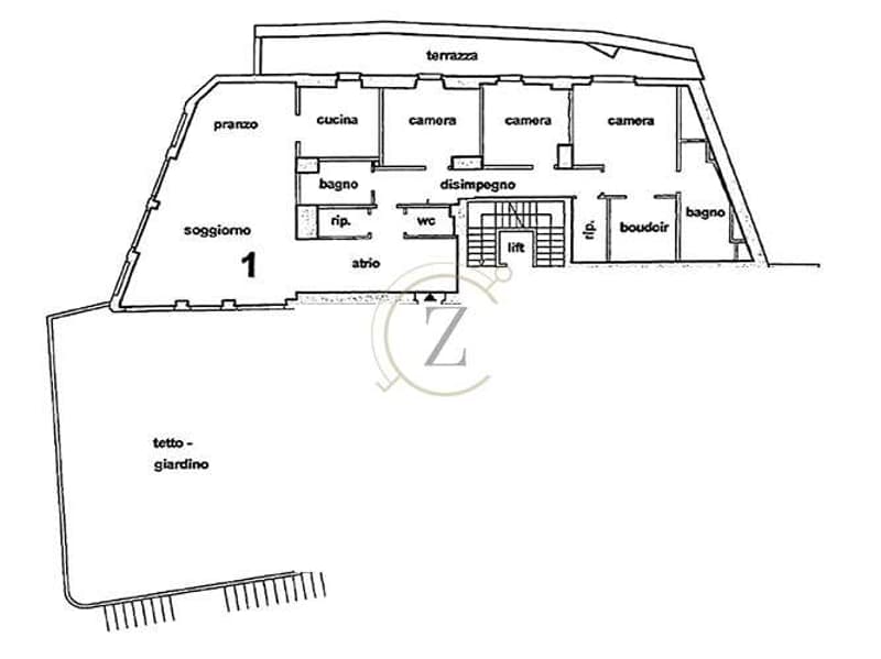 Appartamento 4.5 locali con giardino a Castagnola (13)