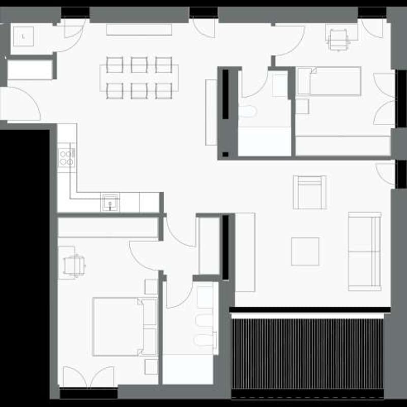 Bellinzona - Moderno 3.5 locali al piano terra con giardino esclusivo (12)