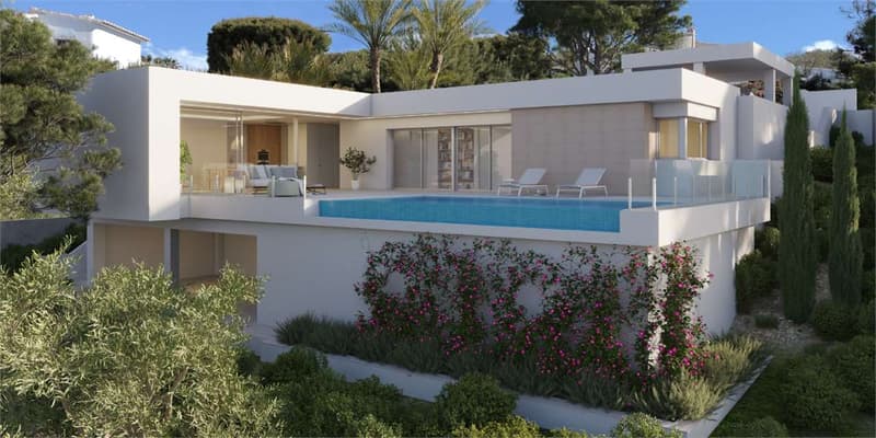 Costa Blanca Villa contemporanea con vista mare (3)