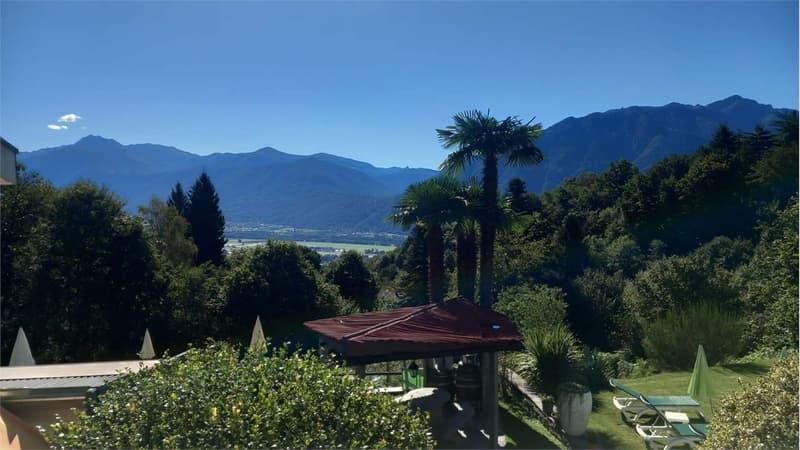 Brione sopra Minusio cas indipendente con piscina e vista panoramica (9)