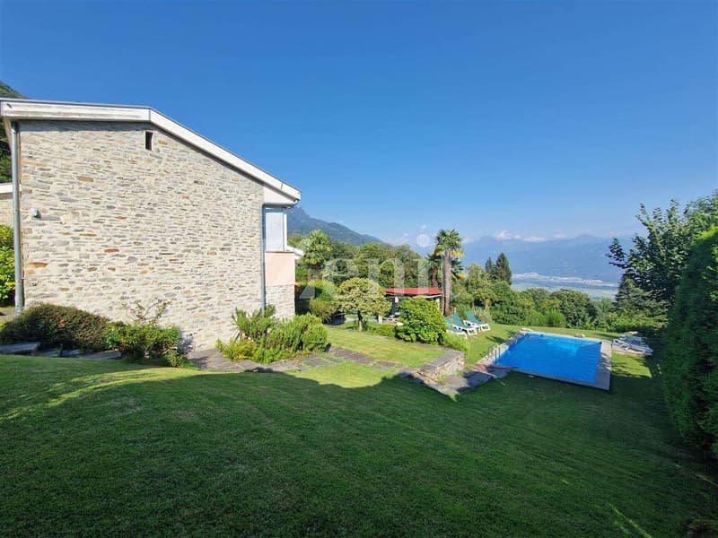Brione sopra Minusio cas indipendente con piscina e vista panoramica (4)