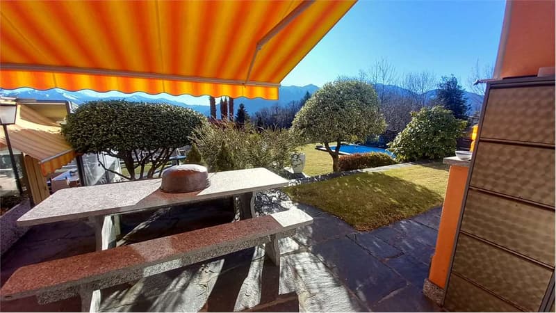 Brione sopra Minusio cas indipendente con piscina e vista panoramica (5)