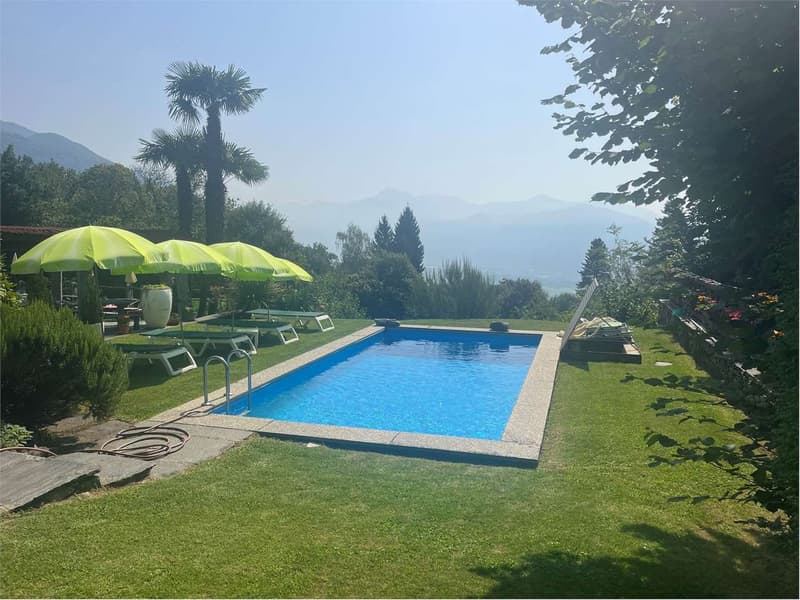 Brione sopra Minusio cas indipendente con piscina e vista panoramica (6)