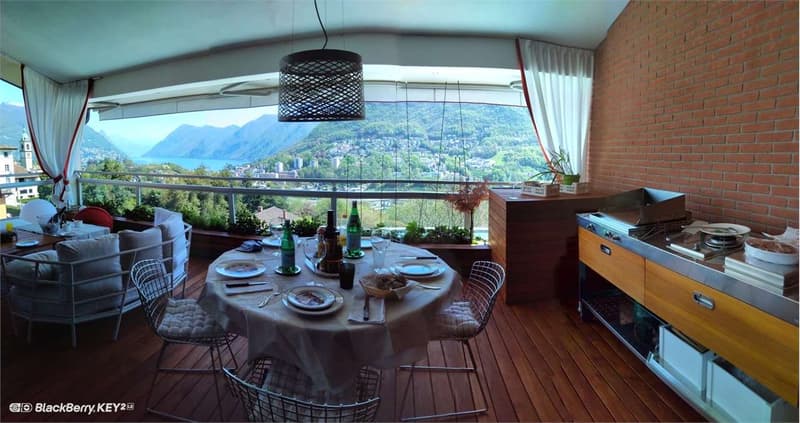 Montagnola - Prestigioso Attico Duplex Vista Lago a 50 m dalla TASIS (5)