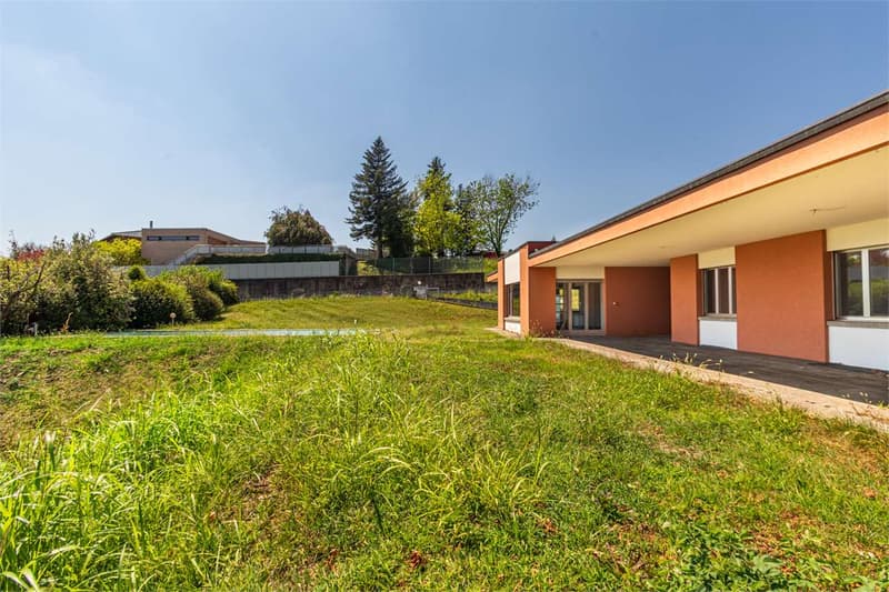 Villa con grande giardino e ampia piscina - Coldrerio (13)