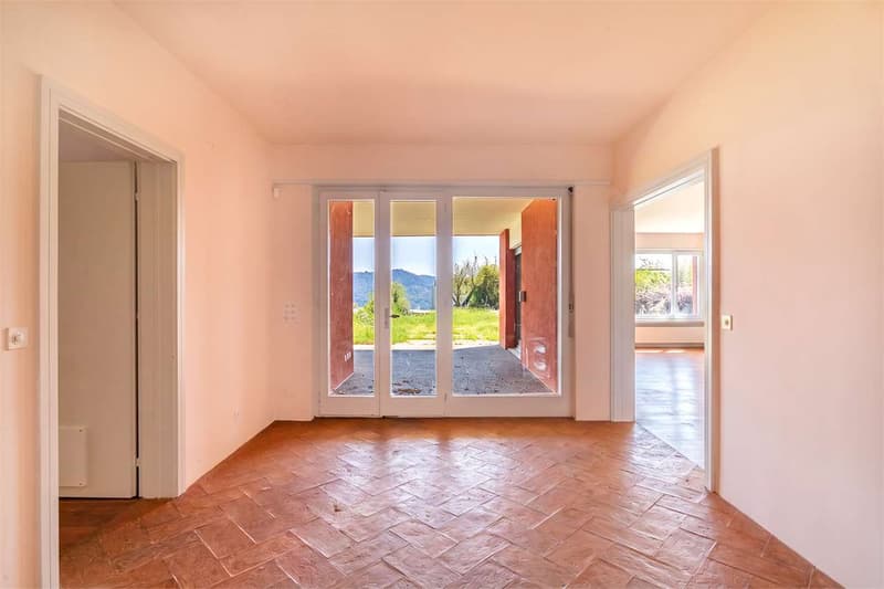 Villa con grande giardino e ampia piscina - Coldrerio (7)
