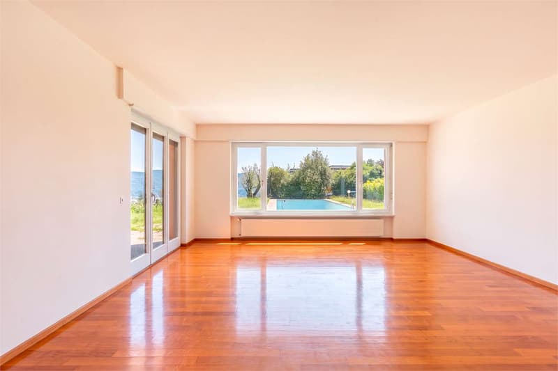 Villa con grande giardino e ampia piscina - Coldrerio (1)