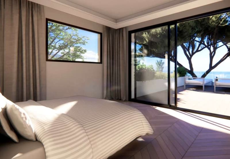 Roquebrune Cap Martin, villa contemporanea con vista mare e piscina (8)