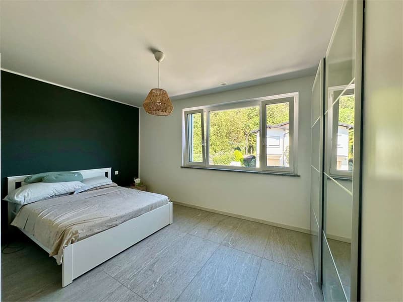 Villa contigua moderna con giardino privato ad Arzo, standard minergie (7)