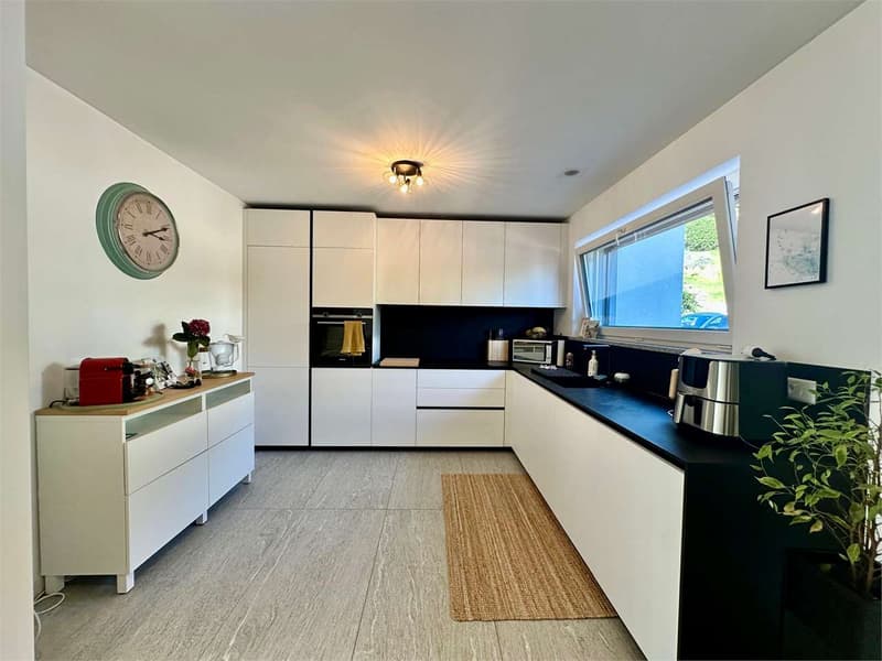 Villa contigua moderna con giardino privato ad Arzo, standard minergie (6)