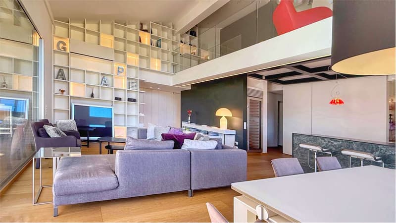 Stupendo attico duplex con vista lago in vendita (5)