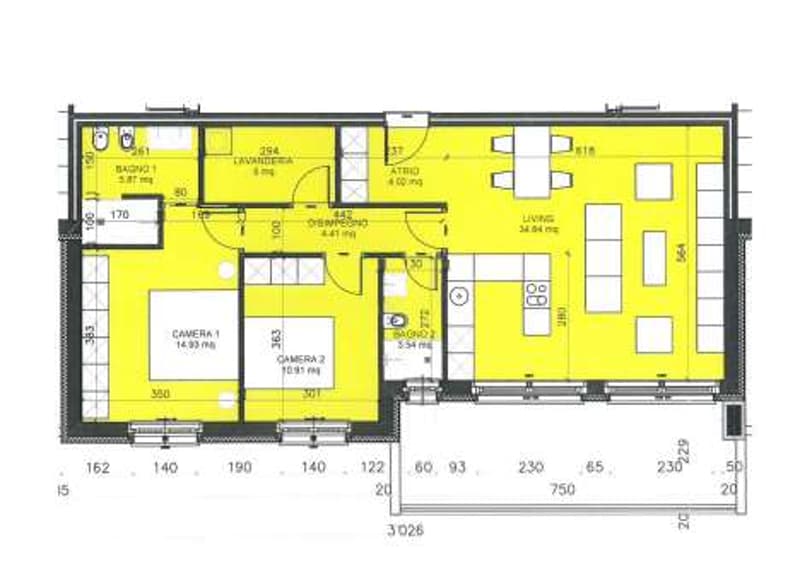 3 locali con terrazzo panoramico - Residenza Bellavista (8)