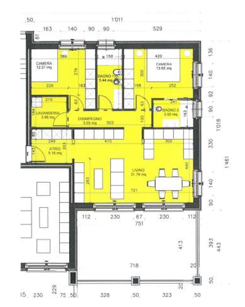 3 locali con terrazzo panoramico - Residenza Bellavista (6)