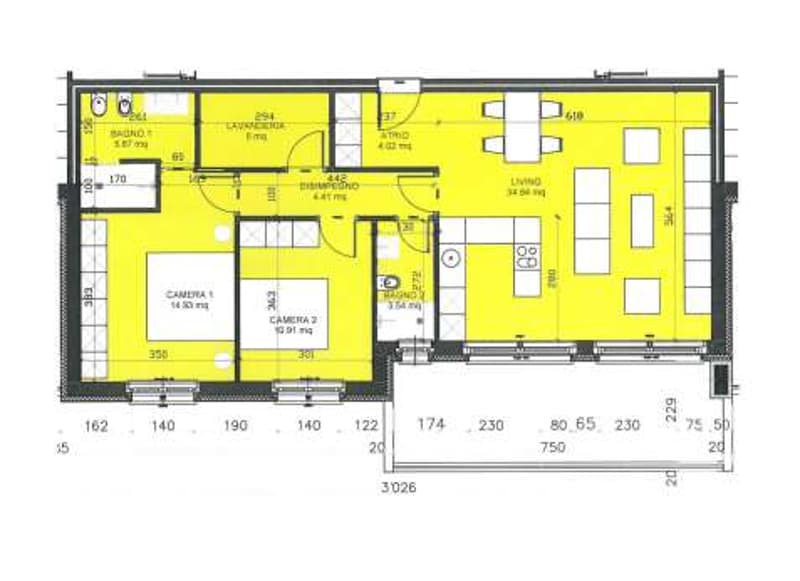 3 locali con terrazzo  - Residenza Bellavista (8)