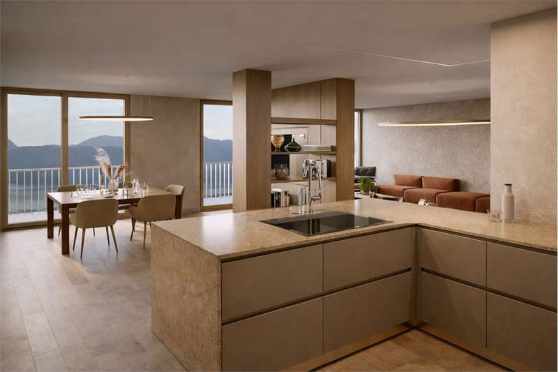 Meraviglioso Duplex Fronte Lago a Melide (3)
