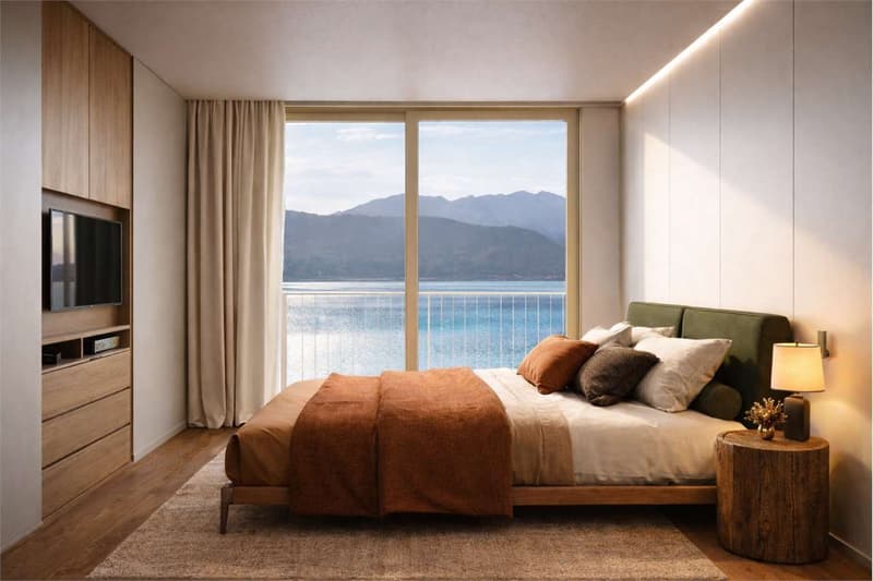 Meraviglioso Duplex Fronte Lago a Melide (10)