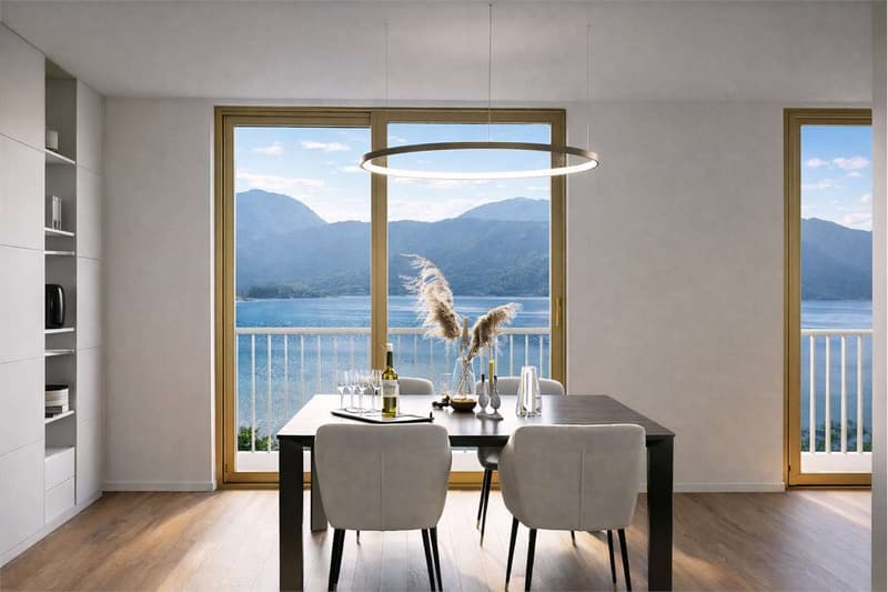 Meraviglioso Duplex Fronte Lago a Melide (5)