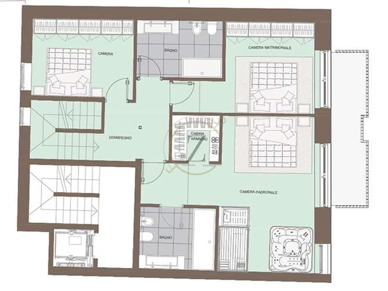 Meraviglioso Duplex Fronte Lago a Melide (13)