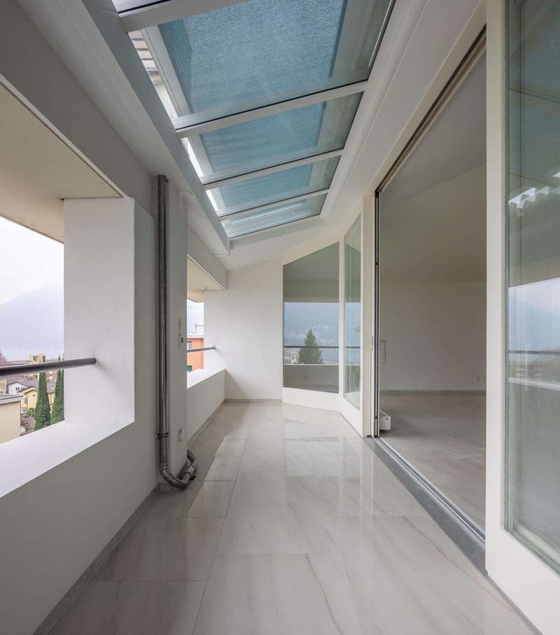 Duplex in affitto a Melide con vista lago e ampio balcone (5)
