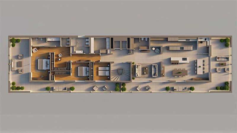 Prestigioso attico panoramico con terrazze coperte - Lugano (12)
