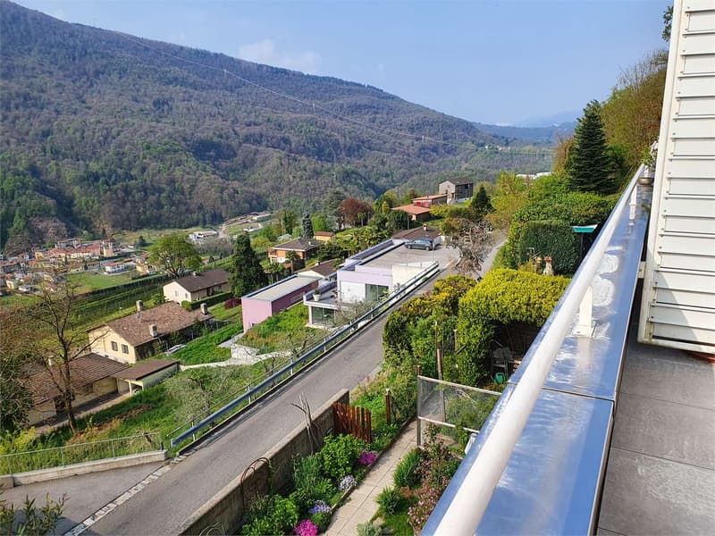 Splendida Casa a schiera di 3 livelli con giardino a Monteggio - Ponte (5)