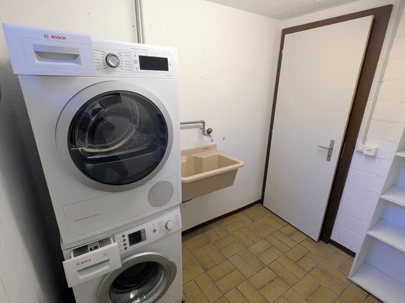 Charmante renovierte 4-Zimmer-Wohnung mit Gemeinschaftspool/Sauna und Garage in Dotzigen (13)