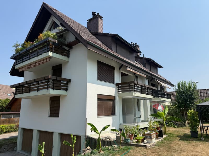 Charmante renovierte 4-Zimmer-Wohnung mit Gemeinschaftspool/Sauna und Garage in Dotzigen (17)