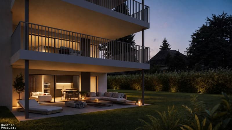 Bel appartement de 3,5 pièces avec grand jardin privatif - à découvrir ! ( Lot N°2 ) (2)