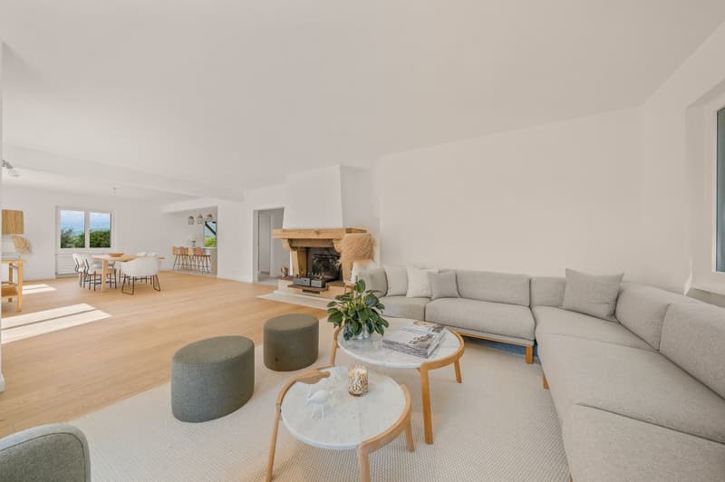 Villa individuelle rénovée avec vue panoramique à 5 minutes de Nyon (6)