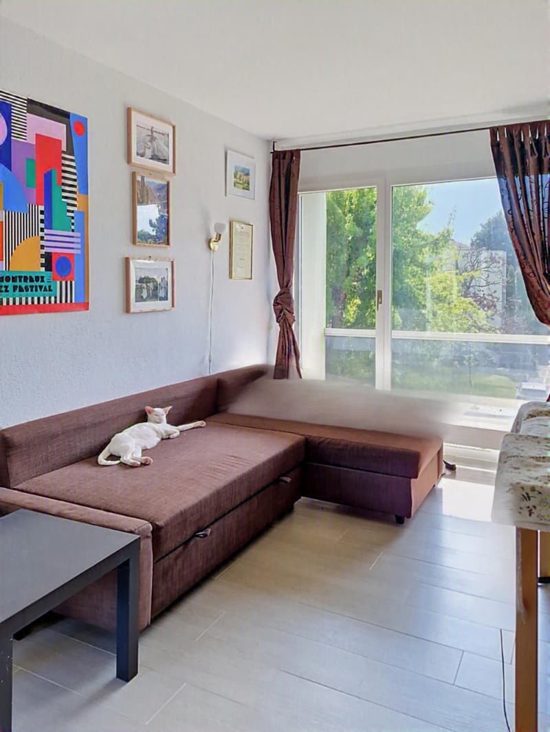 Appartement de standing au calme dans un domaine arboré privé – St-Sulpice (VD) (6)