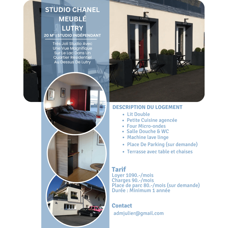 Studio indépendant avec terrasse à La Conversion (1)