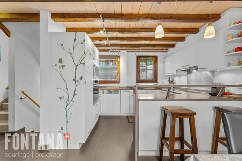 Demi-chalet en triplex - La Marchande 2D, PPE Les Parchets (3)