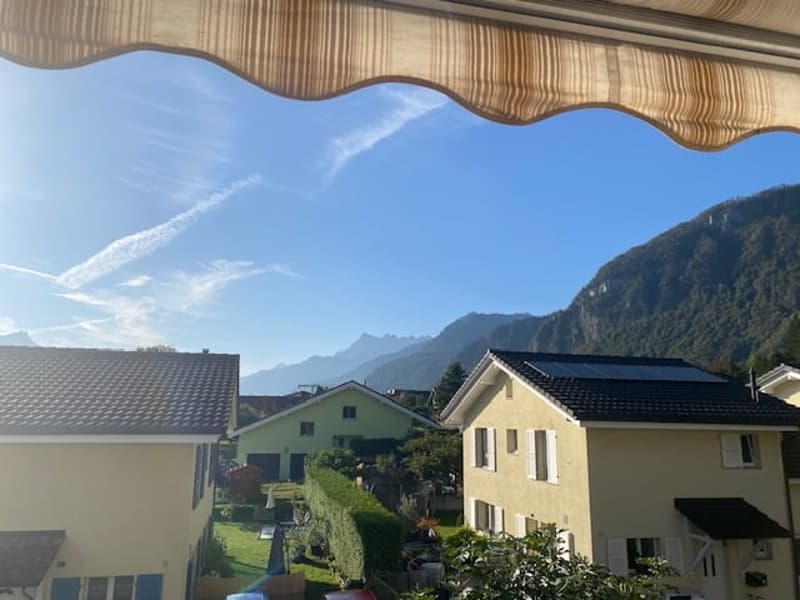 Appartement lumineux de 3 pièces avec balcon et vue sur les montagnes à Vouvry (6)