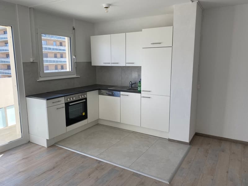 A louer charmant appartement de 2 pièces au 11ème étage à Sierre (3)